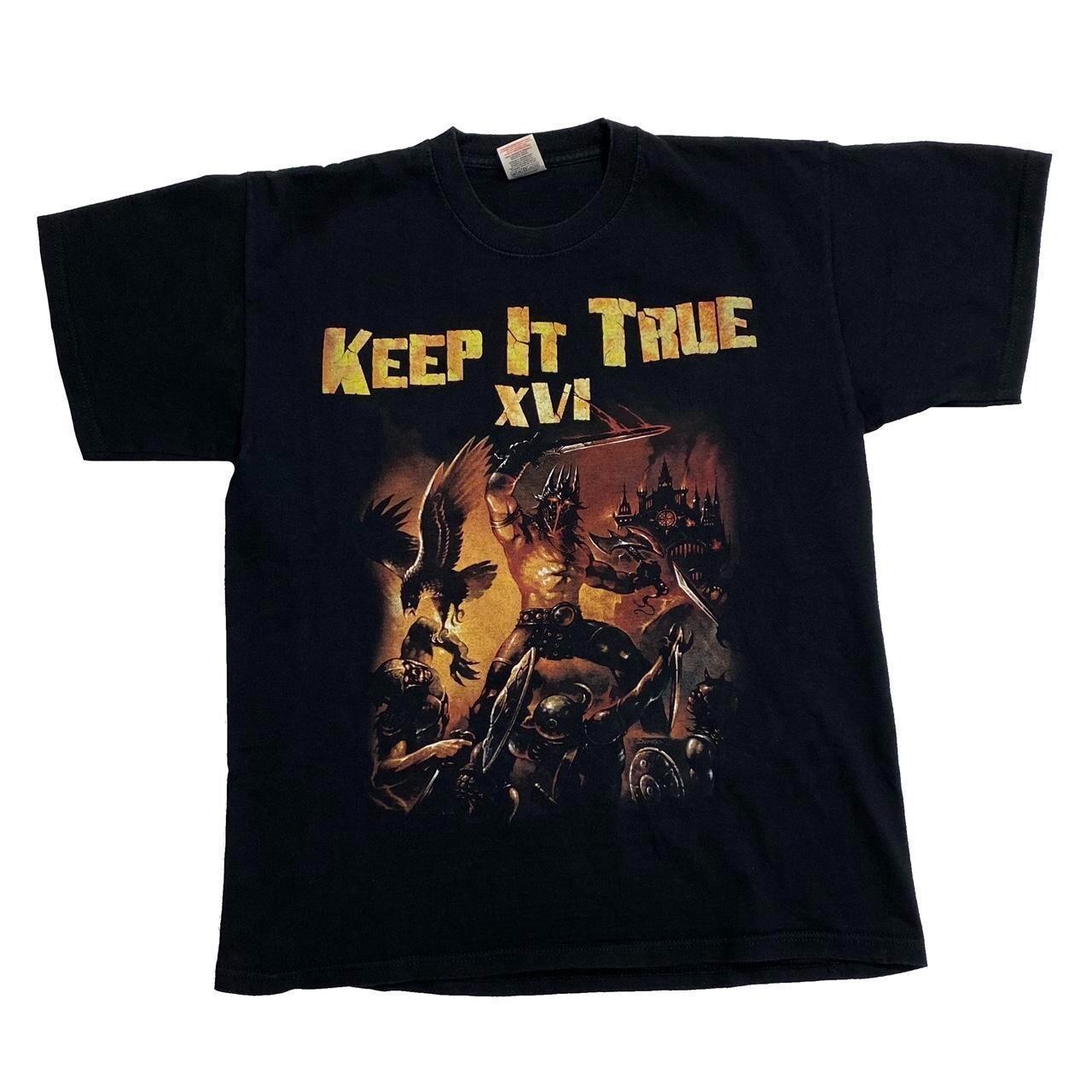 KEEP IT TRUE XVI Festival Death Heavy Metal Music Band Lineup T-shirt Medium S