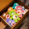 Plush keychain 1PC small pendant Siamese bear girl doll keychain toy bag mobile phone case hanging decorations birthday gift