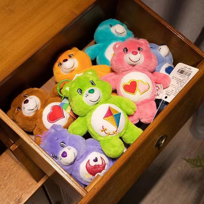 Plush keychain 1PC small pendant Siamese bear girl doll keychain toy bag mobile phone case hanging decorations birthday gift