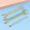 1 Set Double Ended Screw Drive Motorcycle Repair Tool Motorcycle Spanner Wrench Socket Tool Kit With Storage Pocket