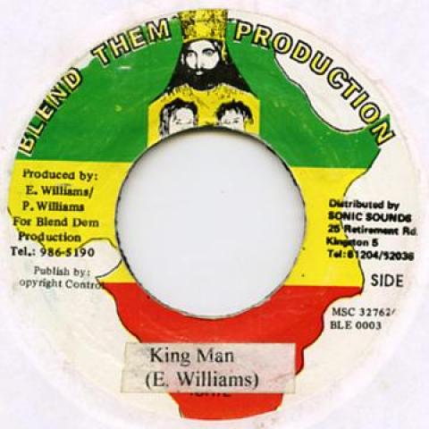 

7inch Record EVERTON BLENDER - King Man MSC327626BLE000 Blend Them Prod 2004 Jamaica Reggae, Ska & Dub Used