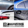 3D Metal Logo Badge Car Styling Stickers Decal For Mercedes Benz AMG W176 W202 W204 W205 W210 W211 W212 CLA CLK CLS GLA GLC EAT6
