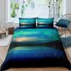 Galaxy Duvet Cover Set 3D Printed Space Themed Bedding Set Boys Galaxy Series Universe Pattern Polyester Quilt Cover For Girl