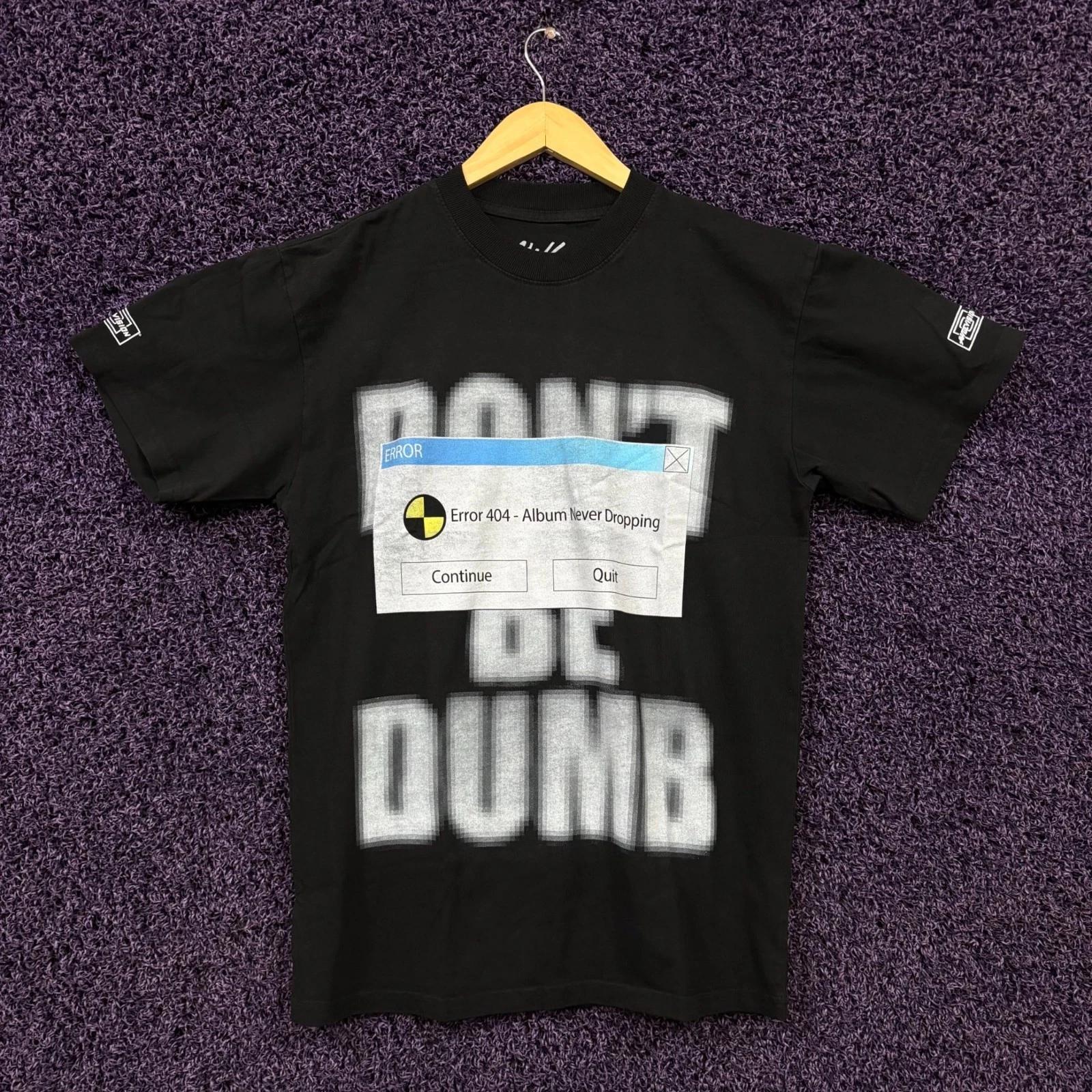 Asap Rocky Don t Be A Dumb Error 404 T-Shirt Size Small M