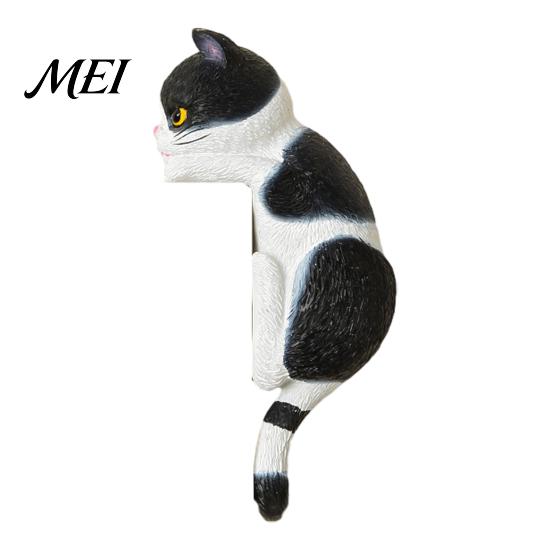 Cubierta de Interruptor de Luz de Gato Pegatina 3D, Placa de Pared Decorativa de Resina, Pegatinas Decorativas de Animales Lindos, Decoraciones Peel And Stick para el Hogar Dormitorio
