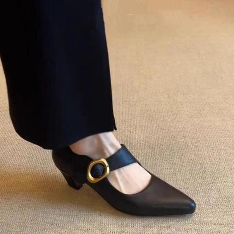 Elegant High Heels Women Shoes Pointed Toe Designer Heeled Sandals Autumn 2025 Fashion Pumps Party Shoes New Dress Mujer Zapatos