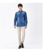 Men's Trendy Spring Classic Cotton Denim Long-Sleeve Shirt with Double Pockets