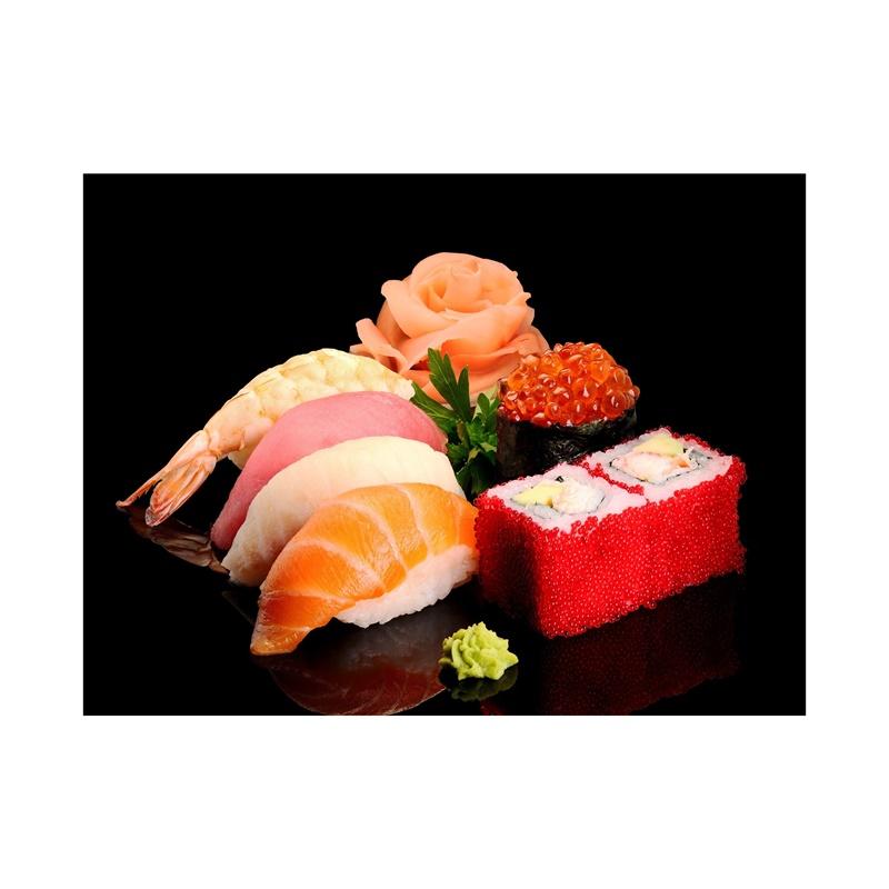

Художественная ткань Вкусные суши Декоративная живопись Домашний фон Настенное украшение Подвесная картина 60*40cm
