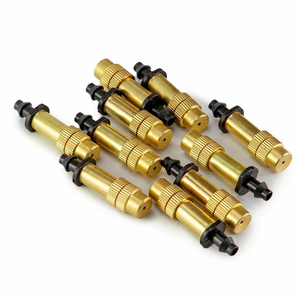 Adjustable Copper Atomizing Nozzle for Garden Watering and Cooling