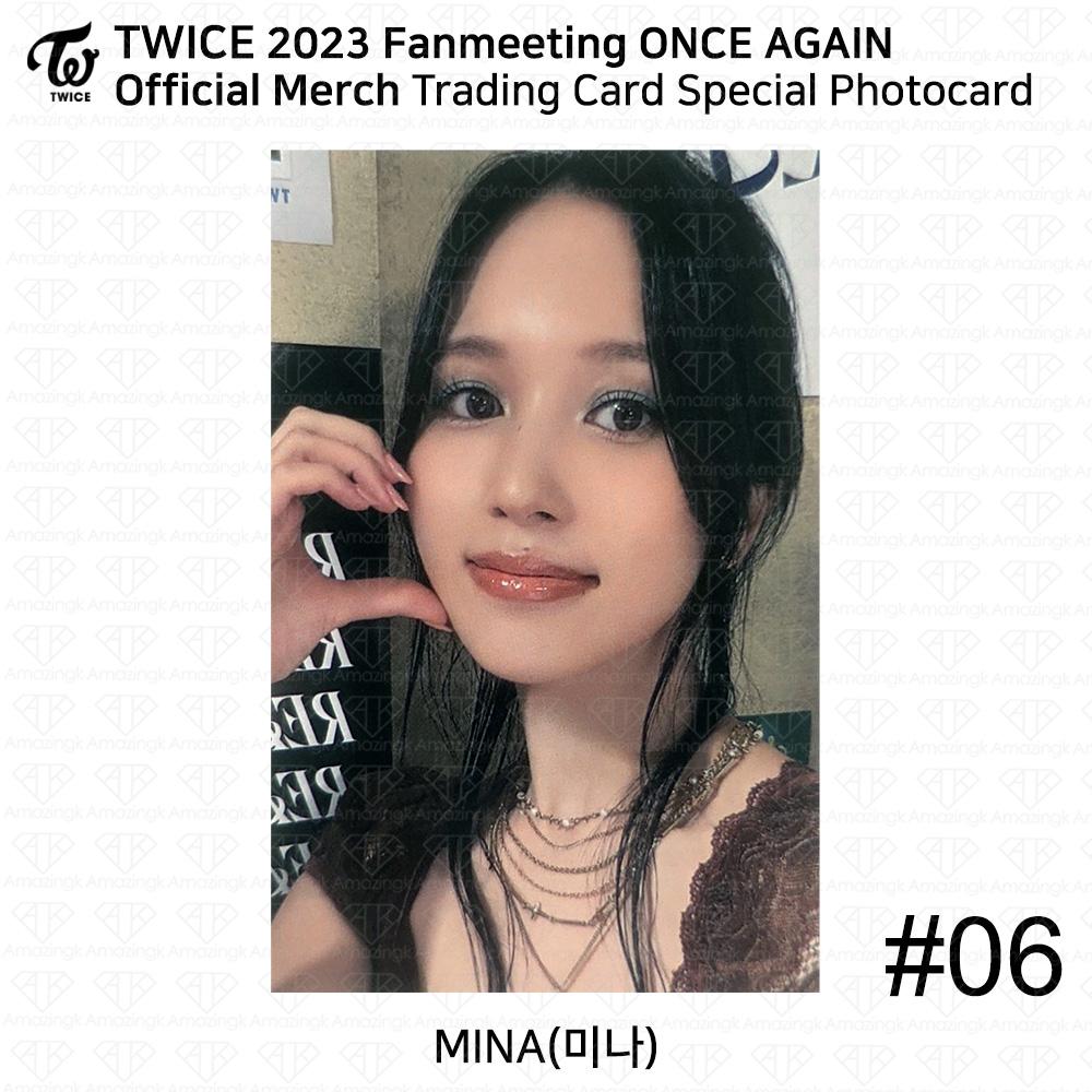 Twice 8. Jahrestag ONCE AGAIN Fanmeeting Pop-up MD Sammelkarte Fotokarte