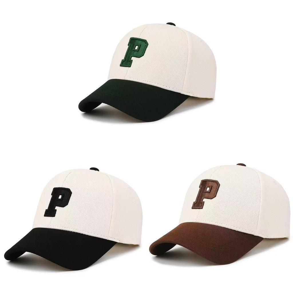 Classic Letter Embroidered Baseball Cap With Sun Protection For Summer Casual Wear