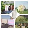 2PCS Space-Saving Outdoor Clothesline Portable Camping Hanger Rope Windproof Clothesline  Travel