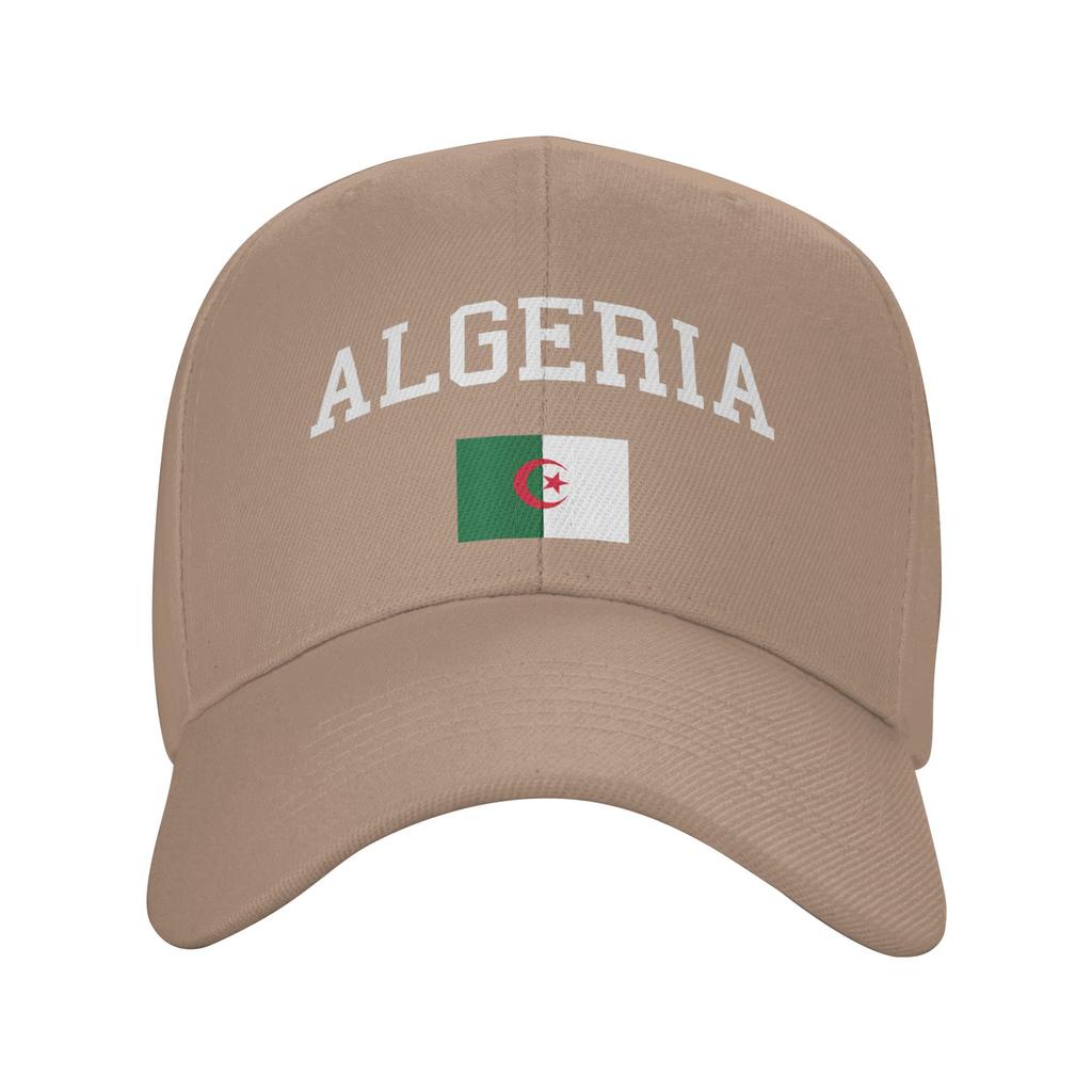 Algerian Flag Baseball Cap  Fashion Unisex Men Trucker Hat Breathable Print Tennis Skate Baseball Caps Birthday Gift