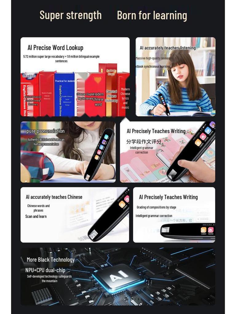 Offline Scanning and Translation Pen for Primary and Secondary School Subjects