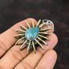Shattuckite Pendant 925 Sterling Silver Pendant Gemstone Handmade Jewelry 18K Gold Plated Pendant Cage Jewelry Gift For Girl Antique Pendant