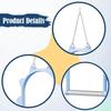 Parrot Swing Cage Accessory Standing Activity Center Entertainment Play Perch Toy for Parrot for Cockatiel Budgie Cockatoo