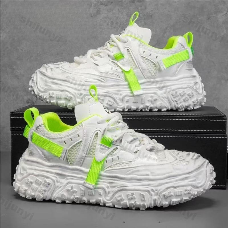 Fashion Men's Casual Sneakers 2025 New High Quality Platform Thick Soled Height Increasing Breathable Running Shoes Zapatos Para Hombres