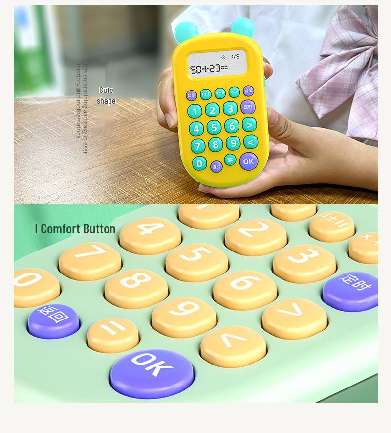 Children's Oral Calculation Trainer: Math Addition, Subtraction, Multiplication, and Division Device for Students.