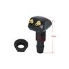 2 Pcs Car Dual Holes Windshield Washer Nozzle Wiper Water Spray Jet Adjustable