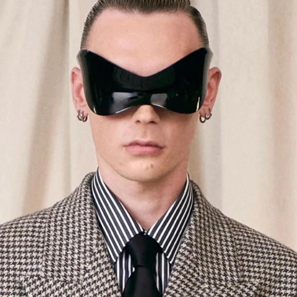 Stilige solbriller for jenter gutter fotorekvisitter reise hip hop solbriller oversized hip hop briller jenter gutter solbriller