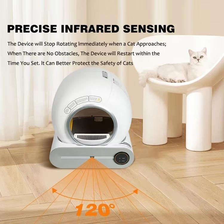 The Latest International Version T1 Intelligent Self-cleaning Automatic Cat Litter Bin
