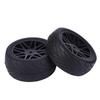 4Pcs 1 10 Universal RC Car Wheels Crawler Vehicle Tyres Tires Remote Control Car Accessories 85mm Black