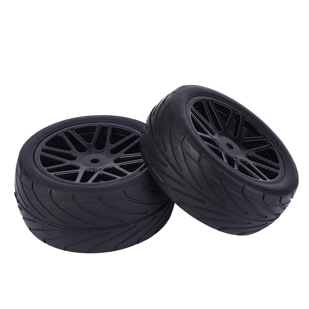 4Pcs 1 10 Universal RC Car Wheels Crawler Vehicle Tyres Tires Remote Control Car Accessories 85mm Black