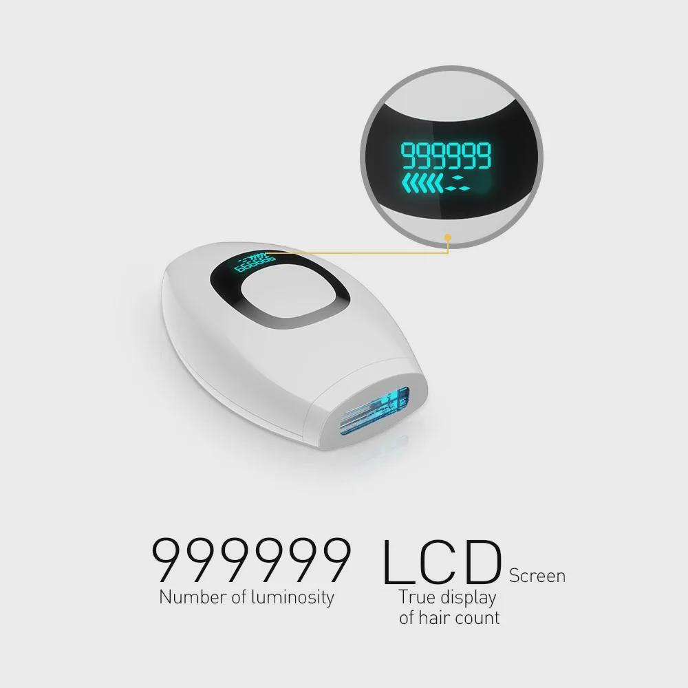 2022 Upgraded IPL Handheld Hair Removal Device with Quartz Tube, Full Body Shaver Compatibility