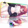 Natsume Iroha Anime BA Mouse Pad XXL RGB Gaming Mousepad Buraka HD Gamer Accessories Large LED MousePads PC Carpet with Backlit