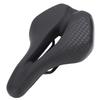 Comfortable PU Leather Bike Seat with High Density Sponge, Shock Absorbing Cord, Non-Slip Saddle Cushion for Mountain Road for Men and Women,    