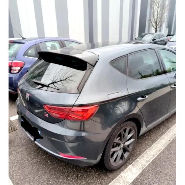 For Seat LEON MK3 5F FR Style Hatchback 5Doors 2012 -2020 ABS Rear Spoiler Lip Trunk Wing Not Fit 3Doors and Station Wagon