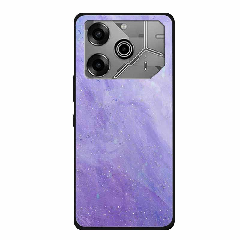 For Tecno Pova 6 Pro Case Marble TPU Silicone Soft Back Cover Phone Cases for Tecno Pova6Pro 5G LI9 Protector Mica Painted Coque