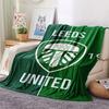 LUFC Logo Blanket, High Quality Comfortable for All Seasons, Home Decor, Warmth and Comfort
