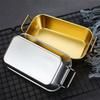 Silver Gold Fried Food Trays Stainless Steel French Fries Plate Durable Snack Basket  Hot Pot
