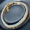Natural Ethiopian Opal Beads Bracelet: Handmade Gemstone Jewelry