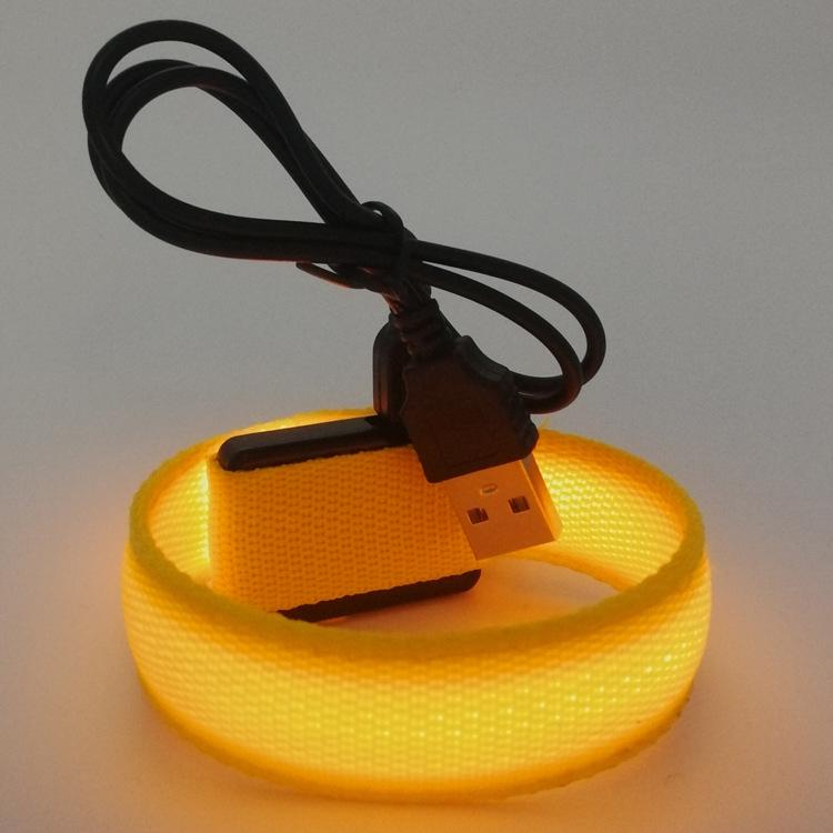 Customizable LED Fluorescent Flashing Wristband - Event Cheering Gift