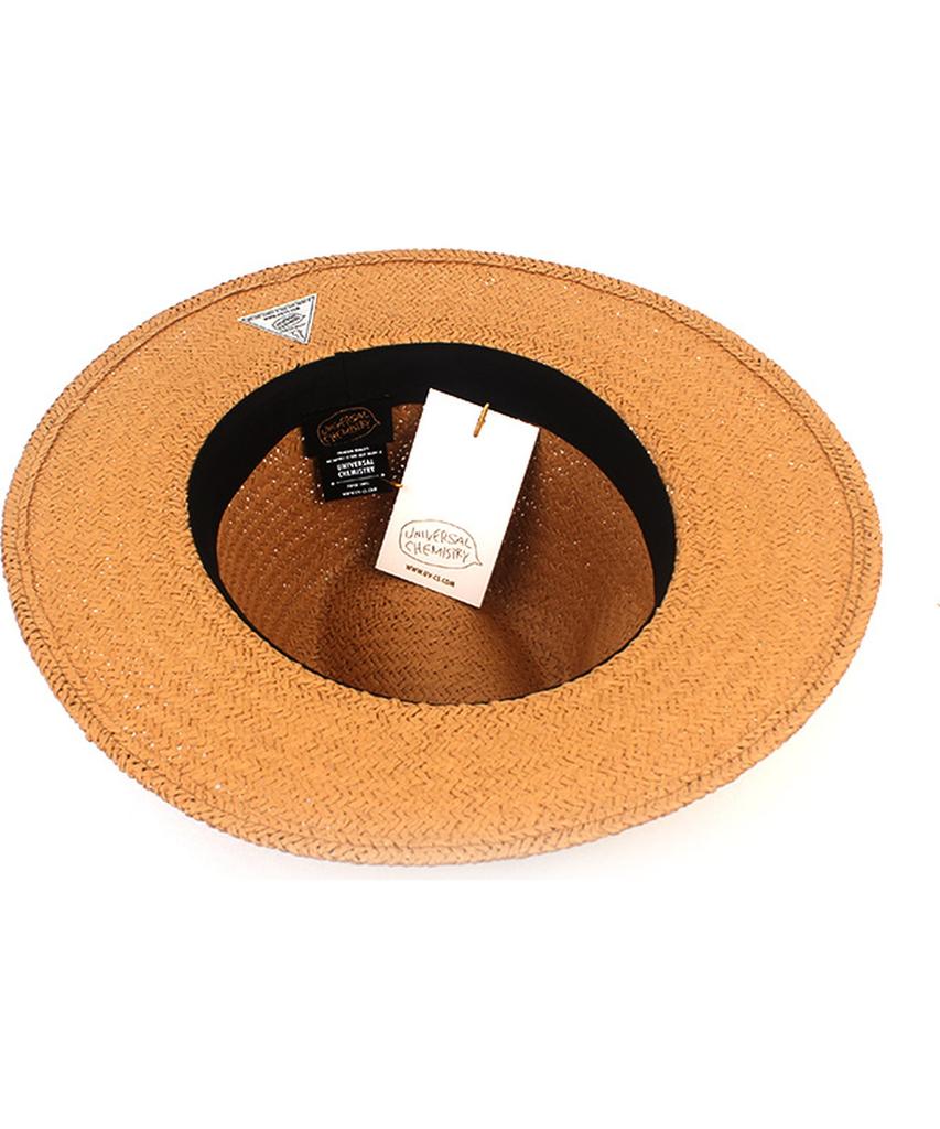 Yunibeosyeolkemiseuteuli Swing Basic Brown Simple Fedora Summer Fedora