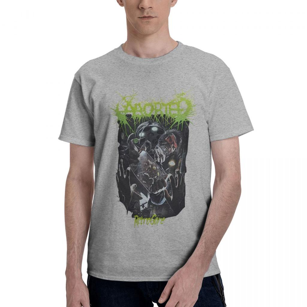 Aborted Band Retrogore A 100 Cotton Casual Breathable Confortable Tops Football Shirts 2025 Funny Gifts