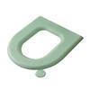 Coussin de Siège de Toilette Surface Douce au Toucher EVA Imperméable Tapis de Toilette Portable Lavable Conception avec Poignée Coussin de Siège de Toilette Hygiénique