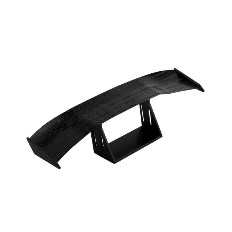 

Universal Car Exterior Mini Spoiler Decal Sticker Adhesive Backing No Drill Installation ABS Plastic Lightweight Design 1