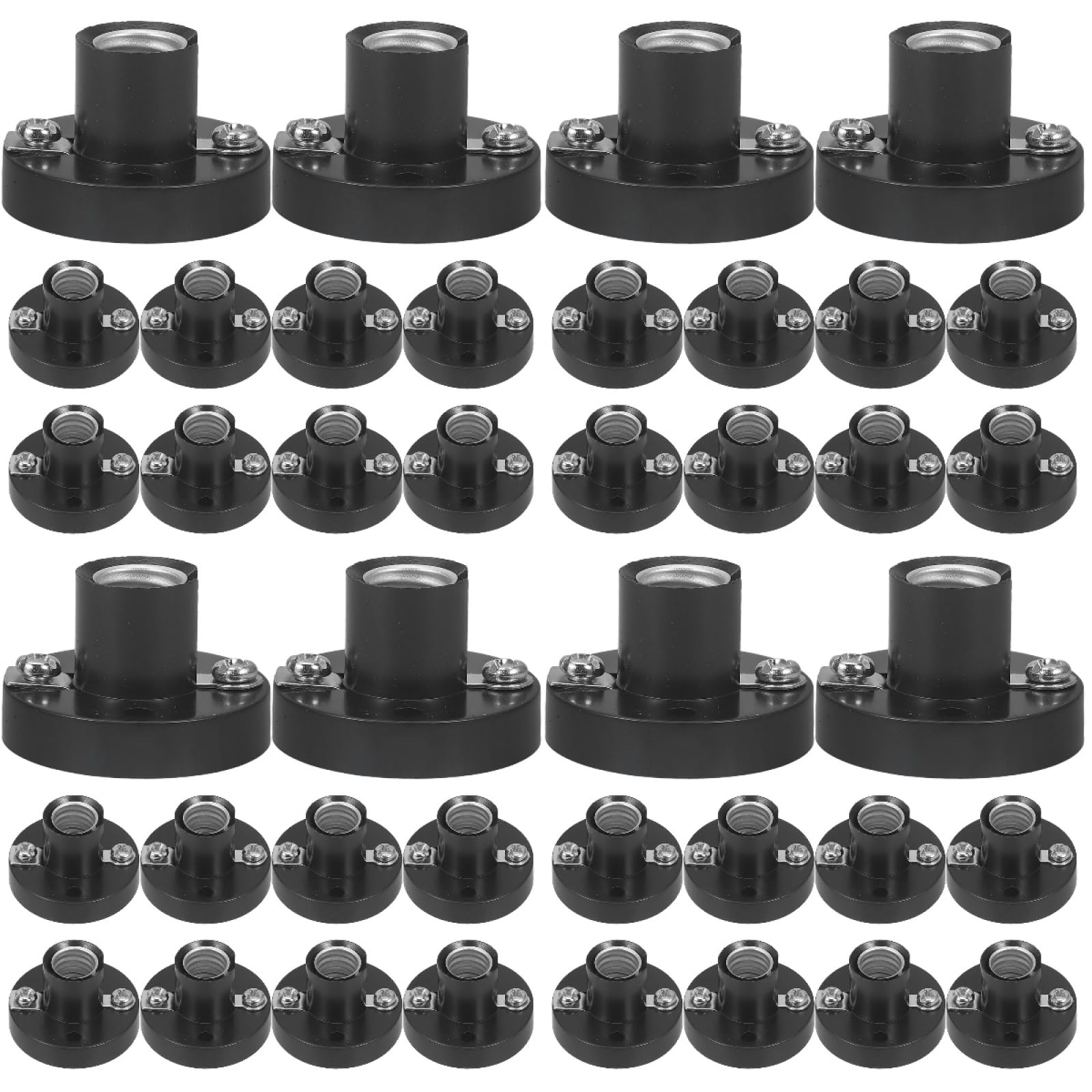 

POPETPOP 40-Piece Light Bulb Socket Set, Miniature Tube Holders with Screw-On Bulb Bases, Perfect for Home or Classroom Physics Experiments