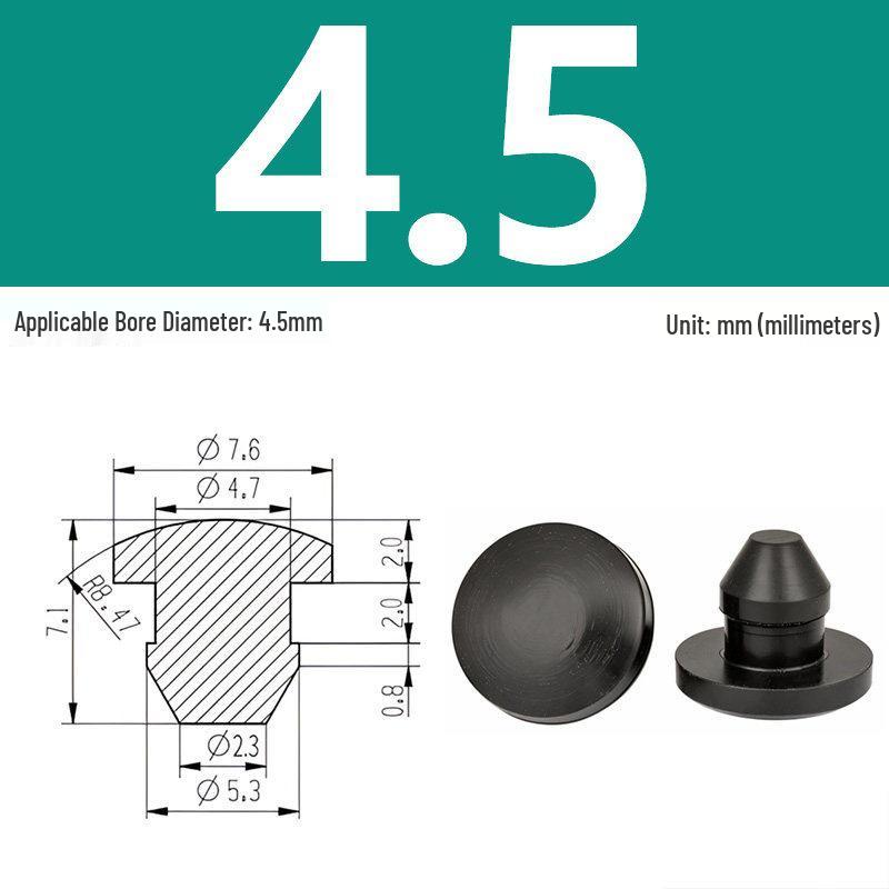 High-Temp Resistant Silicone Rubber Stopper with Card Slot Sealing Cap