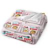 Ramen Buldak Spicy Chicken Blanket  Warm Aesthetic Plush Throw Blanket For Home Decor Travel Flannel Bedspread Bed Cover