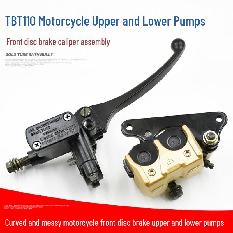 Taiben Honda 110 Front Disc Brake Upper & Lower Pump Assembly for DY100 Motorcycle Front Brake Upper Pump for Honda 110