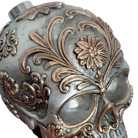 Skull Design Easy Installation Shower Head Resin 1 Pc