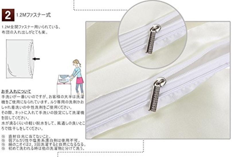 Duvet Cover Solid Silk and Soy Protein Fiber Fitted White 4-Piece Set, Double, Color, (Duvet Cover, Sheet, Pillowcases), [Used]