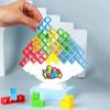 3D Tetra Tower Balance Stacking Toys Gry planszowe Koordynacja ręka-oko Równowaga Puzzle Układanka Building Block Balancing Tower Game