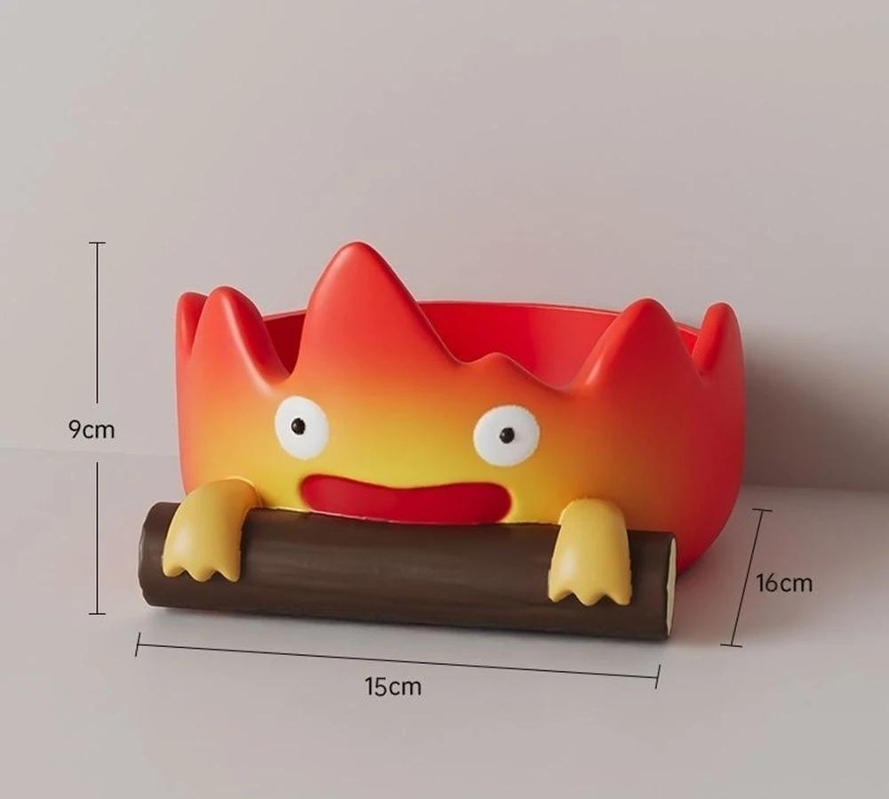 

Calcination Fire Desktop Decoration Creative Home Living Room Porch Key Storage Tray Cartoon Snack Organizer Table Ornaments