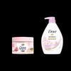 Dove Cherry Blossom Shower Milk & Pomegranate Scrub Set