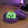 Stretchy Pumpkin Toy 1/4Pcs Halloween Stress Relief with Steamer, Glitter Anxiety Gadgets Head Squeeze Sensory Toy, Party Favors for Kids and Adults